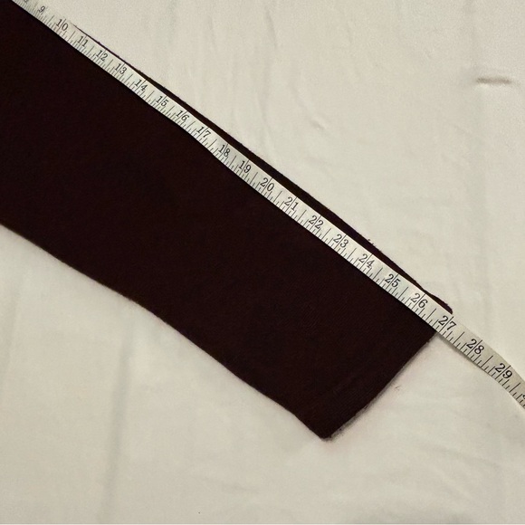 Merona Men’s 1/4 Zip Pullover Knit Jacket Sweater Burgundy/Black Blend XL - Picture 11 of 11